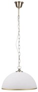 Luster na reťazi SUGAR 1xE27/60W/230V biela/zlatá