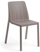 TIBERINA BISTROT záhradná stolička bez podrúčok tortora