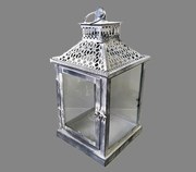 PRODEX IMPORT Lampa šedá patina kov so sklom