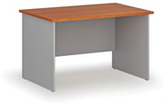 Kancelársky písací stôl rovný PRIMO GRAY, 1200 x 800 mm, sivá/čerešňa