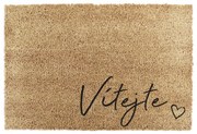 Rohožka z kokosového vlákna 40x60 cm Vítejte – Artsy Doormats