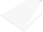 Mexen Stone+ kompozitová obdĺžniková sprchová vanička 160 x 100 cm, biela, kryt biely - 44101016-W