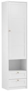 Skriňa REL S1D2S biela