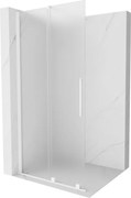 Mexen Velar posuvná sprchová stena Walk-in 70 x 200 cm, mrazené sklo 8 mm, biela - 871-070-000-33-20