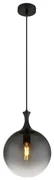 Globo 15885H - Luster na lanku DALTON 1xE27/10W/230V pr. 25 cm čierna GL7543