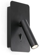 FARO 62116 - LED Nástenné bodové svietidlo SUAU LED/3W/230V USB čierna