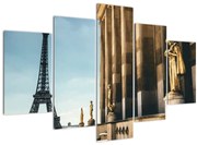 Obraz z Trocaderského námestia, Paríž (150x105 cm)