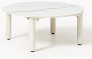 Okrúhly záhradný konferenčný stolík's mramorovým efektom Sienna, Ø 60 cm