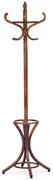 Autronic - Vešiak drevený stojanový, masív topoľ a breza, barva medový dub, výška 185 cm - F-2059 OAK AKCE