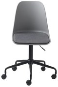 Sivá kancelárska stolička Unique Furniture