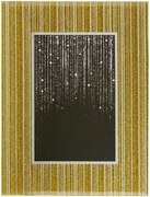 Fotorámik sklenený 10x15 cm, zlatý trblietavý%