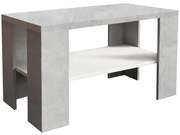 Konferenčný stolík Olga betón/biely