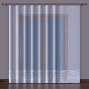 Žakarová záclona 347960 biela 160. Tovar na mieru