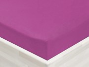 Jersey napínacie prestieradlo JR-009 Orgovánové 90 x 200 - výška 20 cm