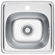 Erga HD, 1-komorový oceľový drez 385x385x160 mm, ERG-MLS-HD3838S