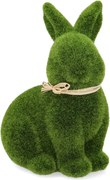Dekoratívna figúrka POLY v tvare veľkonočného zajaca, zelená 965269
