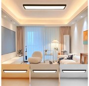 Brilagi - LED Kúpeľňové svietidlo FRAME LED/50W/230V 3000/4000/6000K IP44 čierna BG0697