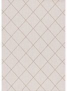 Koberec Lineo Rhombs beige/mink 120 x 170 cm