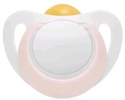 NUK Dojčenský latexový cumlík NUK Star 0-6 m ružový