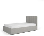 Manželská posteľ 120 cm Mossana MO12 (sivá) (s roštom) (s úl. priestorom). Akcia -19%. Vlastná spoľahlivá doprava až k Vám domov. 1096822