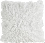 DEKORAČNÁ OBLIEČKA NA VANKÚŠ MIRENA 45X45 CM BIELA