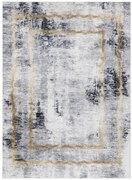 Dywany Łuszczów, Kusový koberec ANDRE Frame 1065, 120x170, šedá, chodba / predsieň