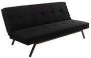 Dvojmiestná rozkladacia pohovka BAKU čierna