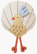 Plyšový vankúšik z organickej bavlny Peacock