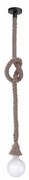 Leuchten Direkt 15481-18 - Luster na lanku ROPE 1xE27/60W/230V