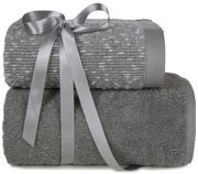 FROTÉ UTERÁK TAMINA SADA 50X90 CM, 70X140 CM SIVÁ