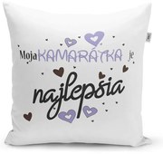Sablio Vankúš Moja kamarátka je najlepšia: 40x40 cm