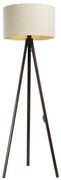 BPS Koncept Stojacia lampa STANDART 1xE27/60W/230V krémová/wenge BS0497