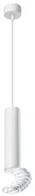 Luster na lanku TUBA 1xGU10/50W/230V biela
