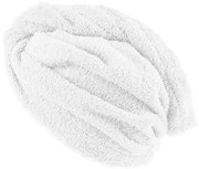 XPOSE® Froté turban na vlasy VERONA - biely 30x75 cm