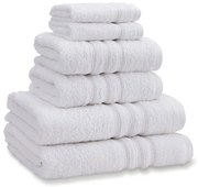 Biele froté bavlnené uteráky a osušky v súprave 6 ks Zero Twist – Catherine Lansfield