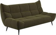 XXXLutz TROJMIESTNA POHOVKA, textil, olivovozelená Xora - Sedačky - 002961006505