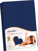 Bellatex Froté prestieradlo Kamilka námornícka modrá, 160 x 200 cm