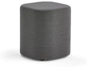 Taburet COMFY, vlnená tkanina, tmavošedá