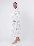 Mikroplyšový župan Ema - Šteniatka veľkosť L