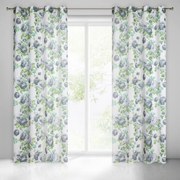 ZÁVES NA KRÚŽKOCH MONA 140X250 CM VZOROVANÁ