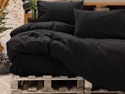 Cottonbox obliečky 100% bavlna NEAT Black - 140x200 / 70x90 cm