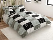 Krepové obliečky KASPARO BLEND sivé Rozmer obliečky: 70 x 90 cm | 140 x 200 cm