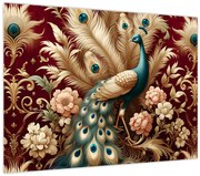 Obraz – Elegantný páv (70x50 cm)