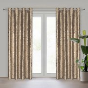 ZATEMŇOVACÍ ZÁVES NA KRÚŽKOCH TAMI 140X250 CM HNEDÁ