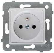 Zásuvka jednoduchá Z/U biela  GP-1QZ/M