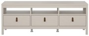 Sivobéžový TV stolík 151x54x38 cm Madrid – Tvilum