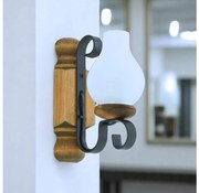 Brilagi - Nástenné svietidlo RUSTIC 1xE14/40W/230V buk