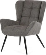 Kreslo sivé AK-H9206 GREY2