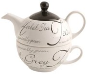 Čajová sada PRICE &amp; KENSINGTON Script Tea For One