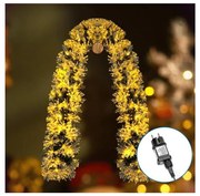 Aigostar - LED vonkajšia vianočná dekorácia 112xLED/3,6W/230V 2m IP44 teplá biela